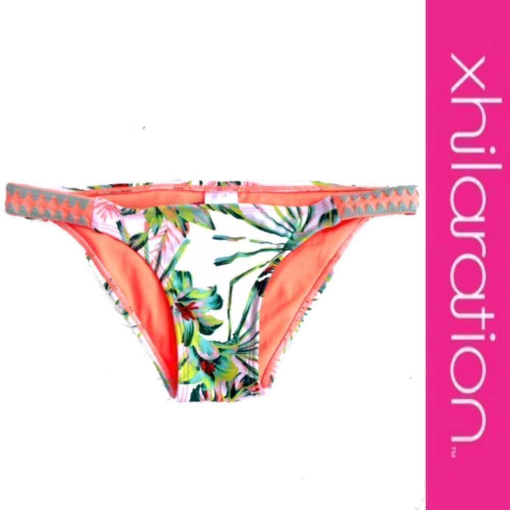 🍍3/$15🍍 Xhilaration Tropical Cheeky Bikini Bottoms